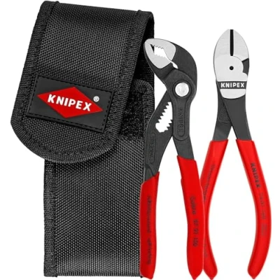 Imagen de Knipex Juego de alicates mini en portaherramientas para el cinturón 2 piezas (cartulina autoservicio/blíster) 00 20 72 V02