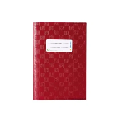 Imagen de Herma Funda para libro (plástico, A5, cubierta con estructura de bast), color rojo vino