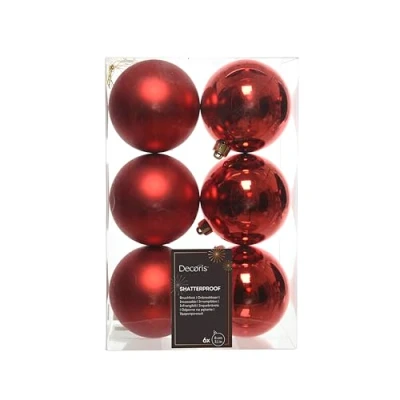 Imagen de Eminza Surtido de Bolas Navidad Ariane Red