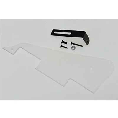 Imagen de Dopro Golpeador de guitarra transparente LP con soporte negro para Epiphone Les Paul