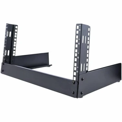 Imagen de StarTech.com Rack 4U de 19&quot; Marco Abierto para Sobremesa con 2 Columnas Equipos Ordenador, AV o Datos Capacidad Carga 30kg Tuercas/Tornillos Enjaulados (RK4OD)