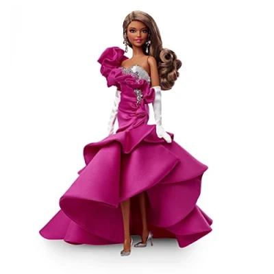 Imagen de Barbie Signature colección Rosa, muñeca Rubia de Juguete (Mattel GXL13)