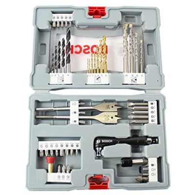 Imagen de Bosch Professional Maletín con 49 unidades para taladrar y atornillar Premium X Line Set (para madera, metal hormigón, Accesorios taladro)