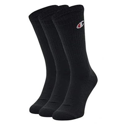 Imagen de Champion Unisex 3 PAAR Calcetines, Talla: 35 38, Schwarz