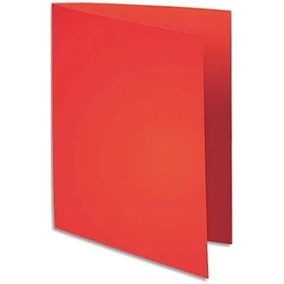 Imagen de Exacompta Flash 220 Paquete de 100 subcarpetas, 24 x 32 cm, color rojo