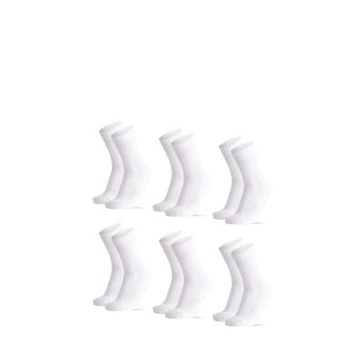 Imagen de Danish Endurance Tennis CREW 6 PACK Calcetines, Talla: 35 38, White