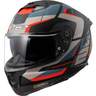 Imagen de LS2, Casco Moto Integral STREAM II ROAD Matt Black Blue, M