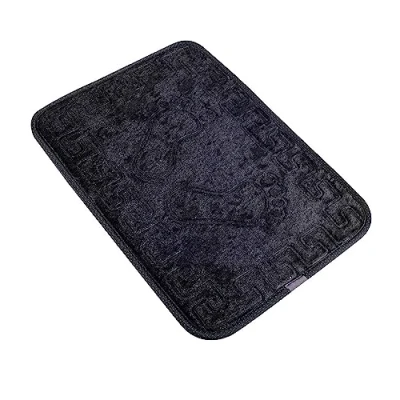 Imagen de WELL HOME MOBILIARIO &amp; DECORACIÓN Alfombra de baño Negro