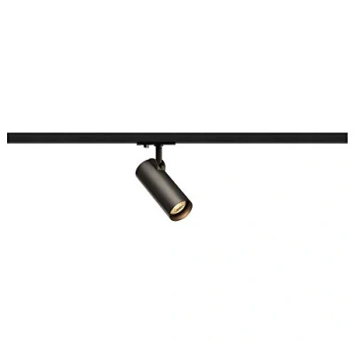 Imagen de SLV Negro monofásico Helia 50, Foco led, proyector, luminaria de Techo, Sistema Carril, iluminación Interior / 3000 K 11 W 750 LM 35 Grados