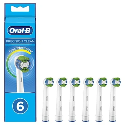 Imagen de Cabezal de cepillo Oral B Precision Clean con tecnología CleanMaximiser, paquete 6