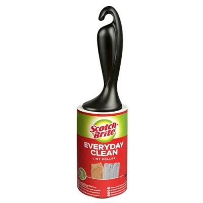Imagen de Scotch Brite Rodillo Quitapelusas de uso Diario Everyday Clean 1 Rollo 56 Hojas Funciona Muy Bien en Pelo Mascotas, Ropa, Muebles y más
