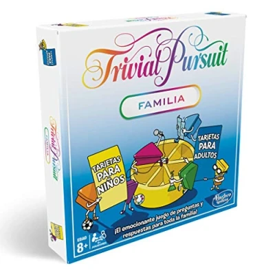 Imagen de Juego de Mesa Trivial Pursuit edición Familiar, Trivia para la Noche Juegos Familiares, a Partir los 8 años