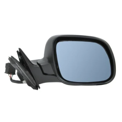 Imagen de espejo retrovisor Blic 5402 04 1121596P derecha negro eléctrico convexo, tintado en azul, calefactable, caja pequeña de AUDI: A3 Hatchback