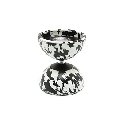 Imagen de Mister Babache Seul Medium Diabolo Unique Arlequín Mediano Blanco/Negro, Color, Size (JDAM_GBlanc/Noir)