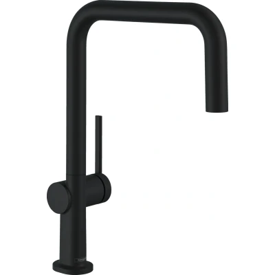Imagen de Hansgrohe Talis M54 Grifo Monomando de Cocina U 220, 1 Tipo Chorro, Negro Mate, 72806670, Messing, ComfortZone 220mm
