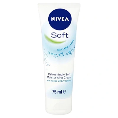 Imagen de 6x Nivea SOFT Moisturising Cream Tube 75ml by