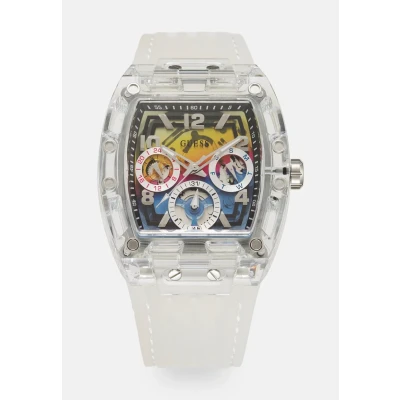 Imagen de Guess Phoenix Cronógrafo, Hombre, Talla: One Size, Clear/rainbow matte