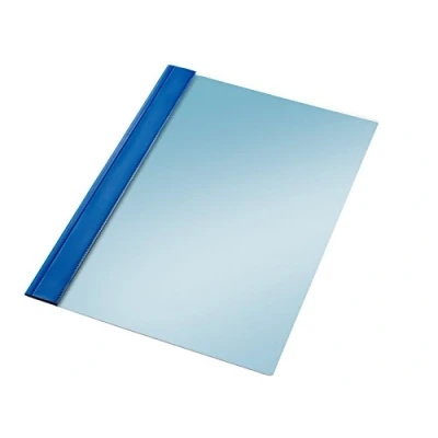 Imagen de Esselte Carpeta dossier fastener, Plástico, A4, Sin tarjetero, Pack de 50, Azul, Modelo 132/1, 13206