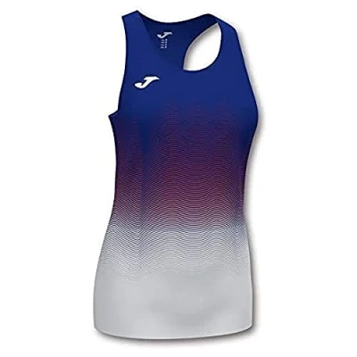 Imagen de Joma Elite VII Camiseta Tirantes Running, Mujer, Royal Blanco Rojo, L