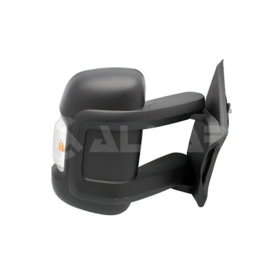 Imagen de espejo retrovisor Alkar 9224922 derecha manual con gran angular, brazo largo de espejo, convexo para vehíc. volante a la izquierda
