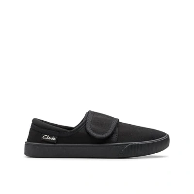 Imagen de Clarks Hopper Run, Zapatos de vestir par uniforme Unisex niños, Negro (Negro Black Fabric), 29 EU