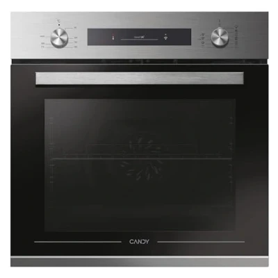 Imagen de Candy Timeless FCP602X E0/E, Horno Multifunción, 70L, Conectividad WIFI, Ventilador Enfriamiento, Convección + Ventilador, 10 Funciones, Display táctil y Mandos, Puerta Doble Cristal Desmontable, Inox