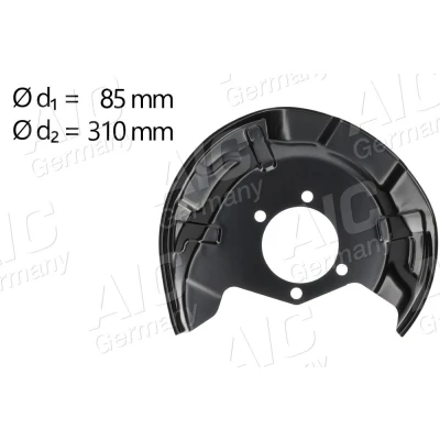 Imagen de AIC 58268 Chapa Protectora de Disco Freno Eje trasero izquierda NISSAN: Qashqai / Qashqai+2 I norauto, oscaro, mister auto