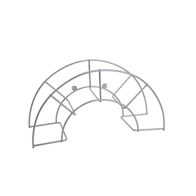 Imagen de Sauvic 03312 Soporte Manguera plastificado, 60x22x30 cm, Color Gris