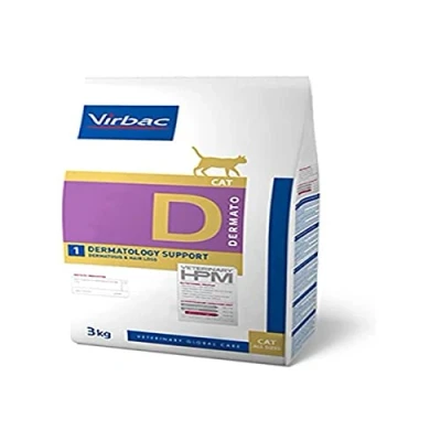 Imagen de Veterinary Hpm Virbac Gato D1 Dermatology Support 3Kg 01026 3000 g