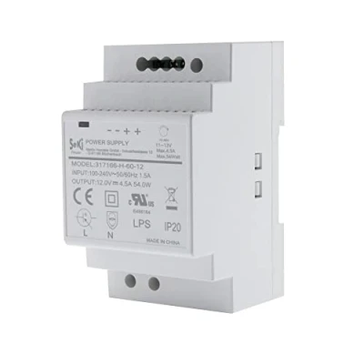 Imagen de SeKi Hutschienen Netzteil H 60 12 Fuente de alimentación (12 V, 4,5 A, 54 W, DIN Rail, Rail)