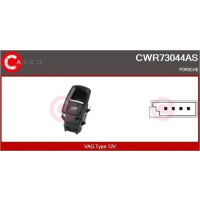Imagen de CASCO CWR73044AS Interruptor, elevalunas Lado de pasajero PORSCHE: Cayenne, Panamera