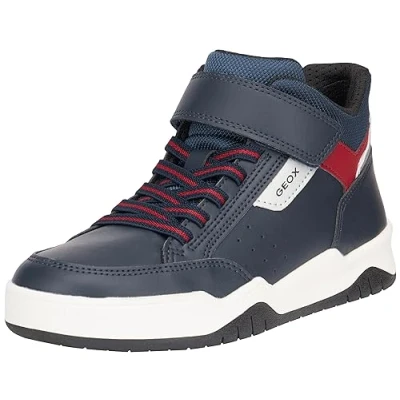 Imagen de Geox Perth BOY Zapatillas altas para niños, Talla: 37, Navy/red Zapatos