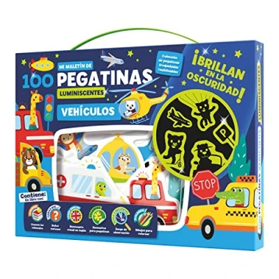 Imagen de MALETIN 100 PEGATINAS LUMINESCENTES VEHÍCULOS
