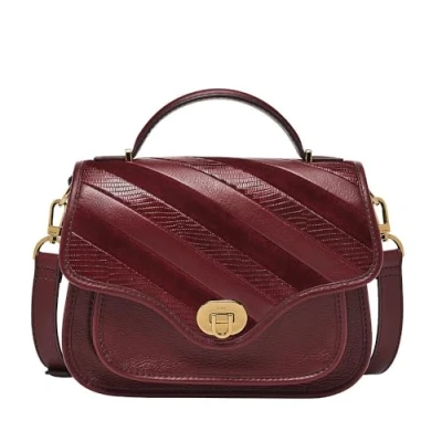 Imagen de Fossil Heritage bolso de mujer, piel patchwork, Largo: 24,1 cm, Ancho: 7,6 Alto: 17,8 ZB1934243