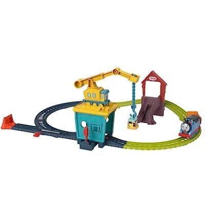 Imagen de Thomas &amp; Friends Fisher Price Fix &#039;em Up Train and Track Set with Motorized Engine for Preschool Kids 3+