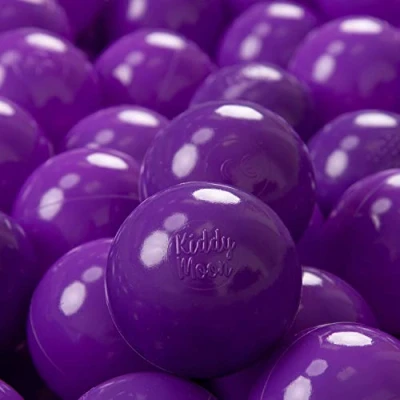 Imagen de KiddyMoon 300 ∅ 7Cm Bolas Colores De Plástico para Piscina Niños, Morado