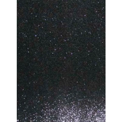 Imagen de The Ark Craft Cartulina con purpurina (tamaño A4, 250 g/m², 5 unidades), color negro