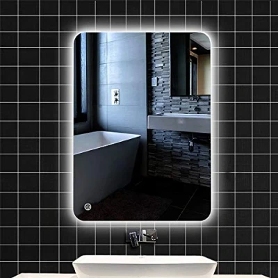 Imagen de Turefans 50 * 70cm, Espejo de baño LED, Interruptor táctil, LED Blanco frío