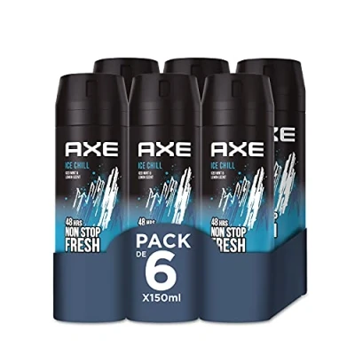 Imagen de Desodorante en aerosol Axe Ice Chill, 6 x 150 ml