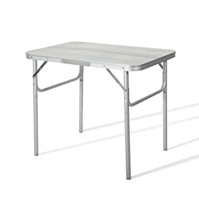 Imagen de Homecall Mesa de camping plegable aluminio con superficie MDF