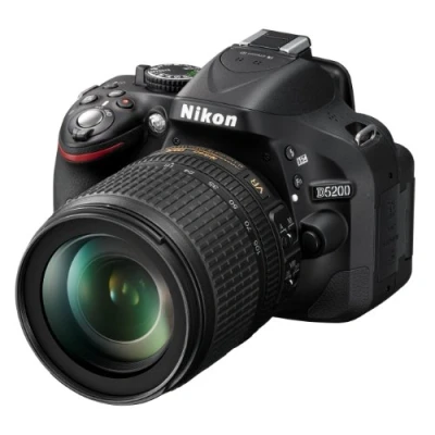 Imagen de Nikon D5200 Cámara réflex digital de 24.1 Mp (pantalla 3&quot;, vídeo Full HD), negro Kit con objetivo AF S DX 18 105mm VR (importado)