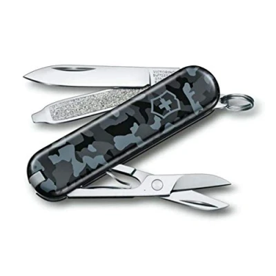 Imagen de Victorinox, Classic, Navaja Multiuso Suiza, Cuchillo bolsillo, Regalo, 7 Funciones, Hoja pequeña, Lima de uñas