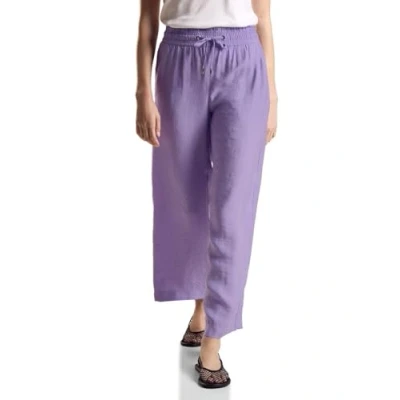 Imagen de Street One A377878 Cupro Pantalón de Pierna Ancha, Women&#039;s, Bellflower Lilac, 44W x 32L