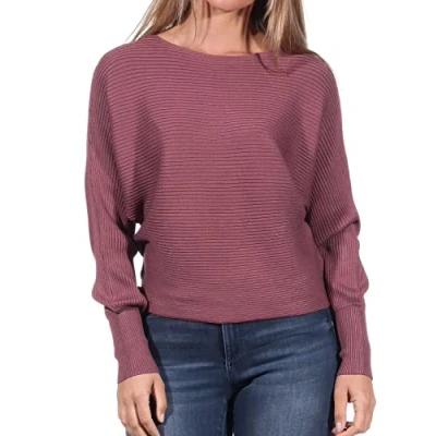 Imagen de ONLY Onladaline Life L/S Short Pullo Knt Noos Suéter, marrón, L para Mujer