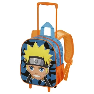 Imagen de Karactermania Naruto Happy Small 3D WITH Mochila de senderismo para niños, Talla: One Size, Azul
