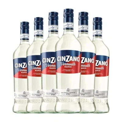 Imagen de Vermut Cinzano Bianco Botella Misil 1 L (Caja de 6 L)