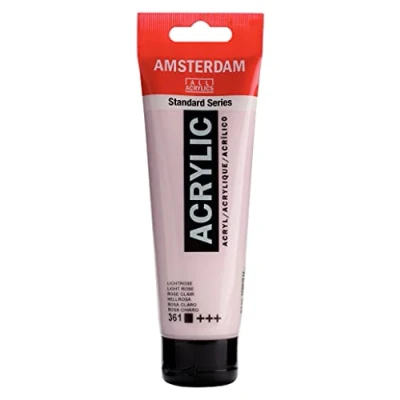 Imagen de Amsterdam Standard Series Colores Acrílicos Tubo 120 ml Rosa Claro 361 (17093612)
