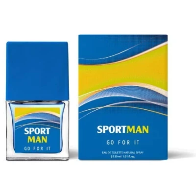 Imagen de SPORTMAN Go For It, Colonia Hombre, 30 ml, Formato Viaje en Spray, Perfume Eau de Toilette Natural y Masculina, Aroma Cítrico, Fragancia Fresca, Deportiva Larga Duración