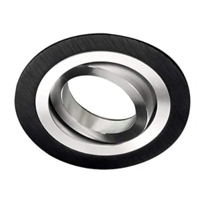 Imagen de wonderlamp 1 Unidad Foco empotrable Classic Redondo con Portalámparas GU10, Ángulo basculación 30, 230V, Diametro 9.3 x 2.5 cm, Negro