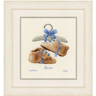 Imagen de Vervaco Kit para Cuadro de Punto Cruz, diseño Zapatos, Multicolor